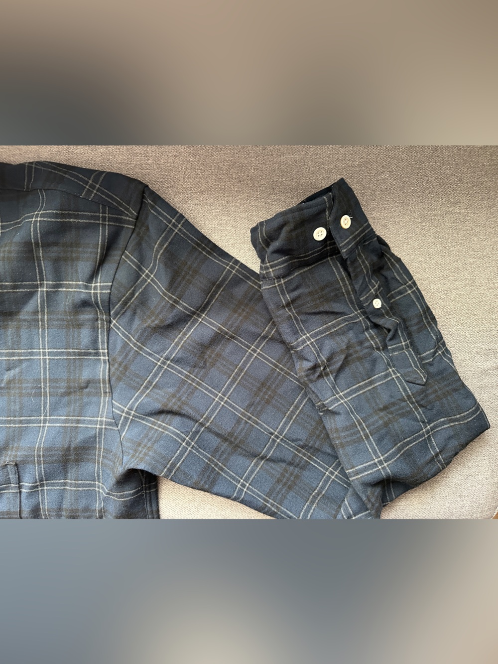 Apolis Global Citizen Plaid Flannel Button Down Long Sleeve Shirt - Picture 5 of 7